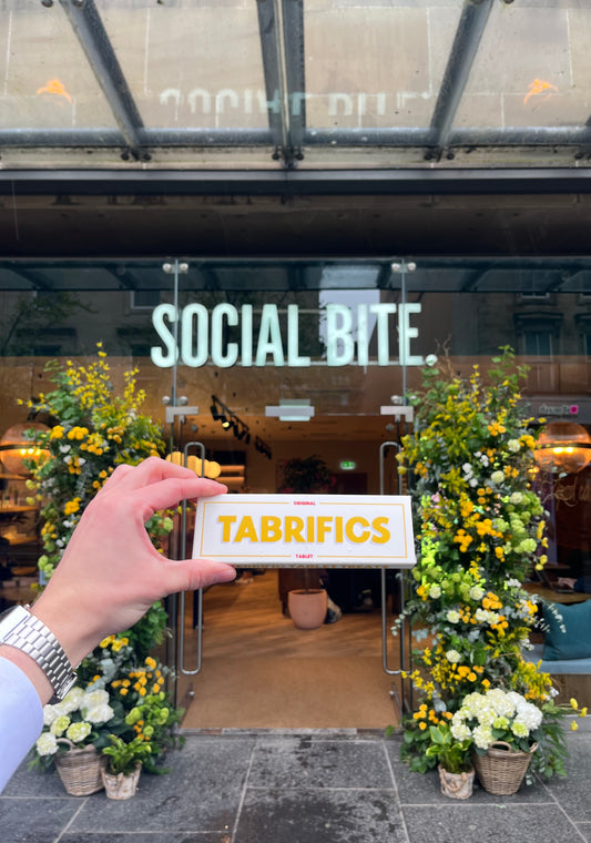 Tabrifics & Social Bite 2023. New Glasgow store launch.